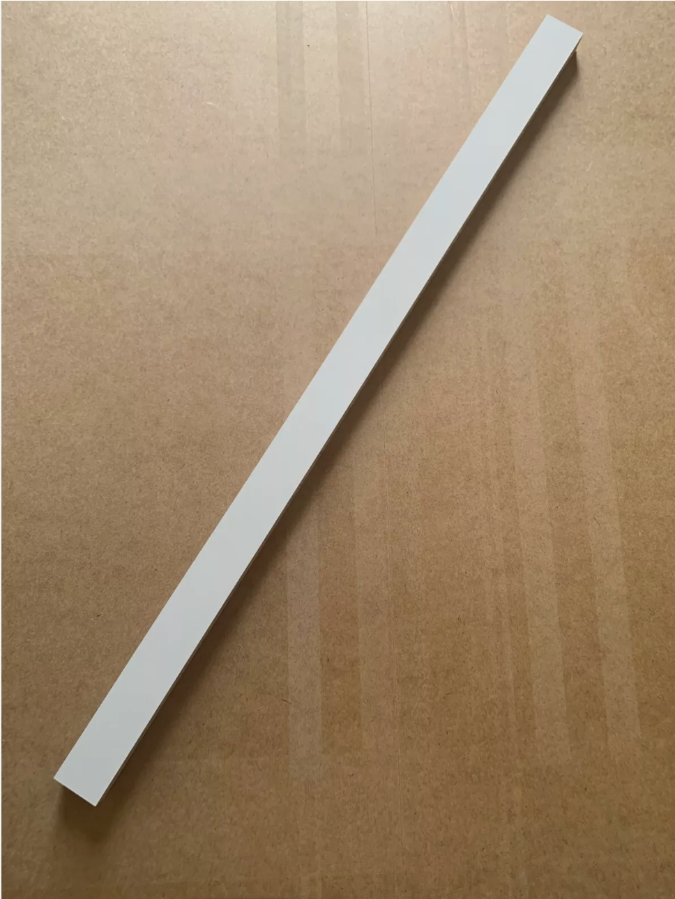 EASY FIT! Front rail/divider/partition for IKEA Malm Chest of Drawers - Gloss White