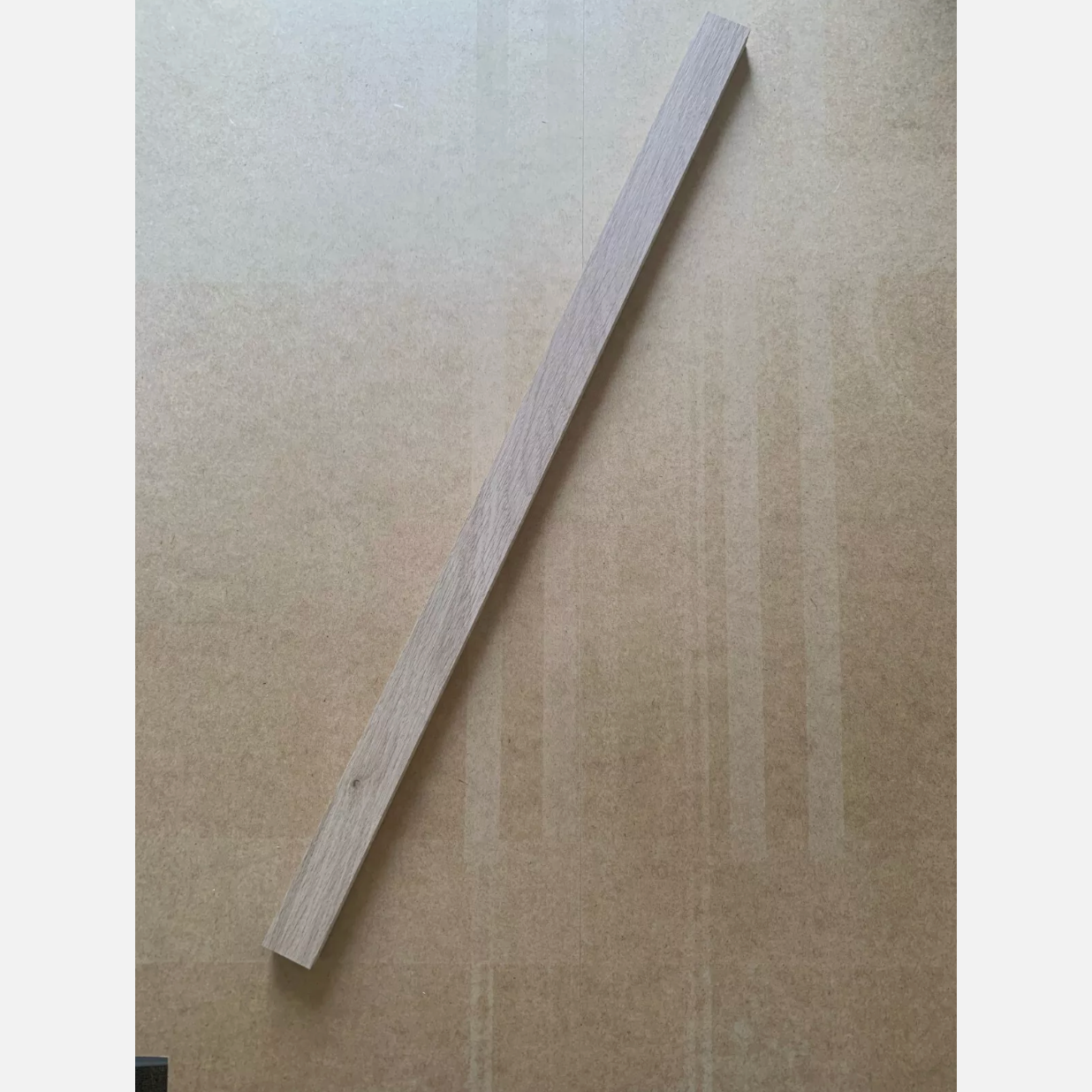 EASY FIT! Front rail/divider/partition for IKEA Malm Chest of Drawers - White Stained Oak