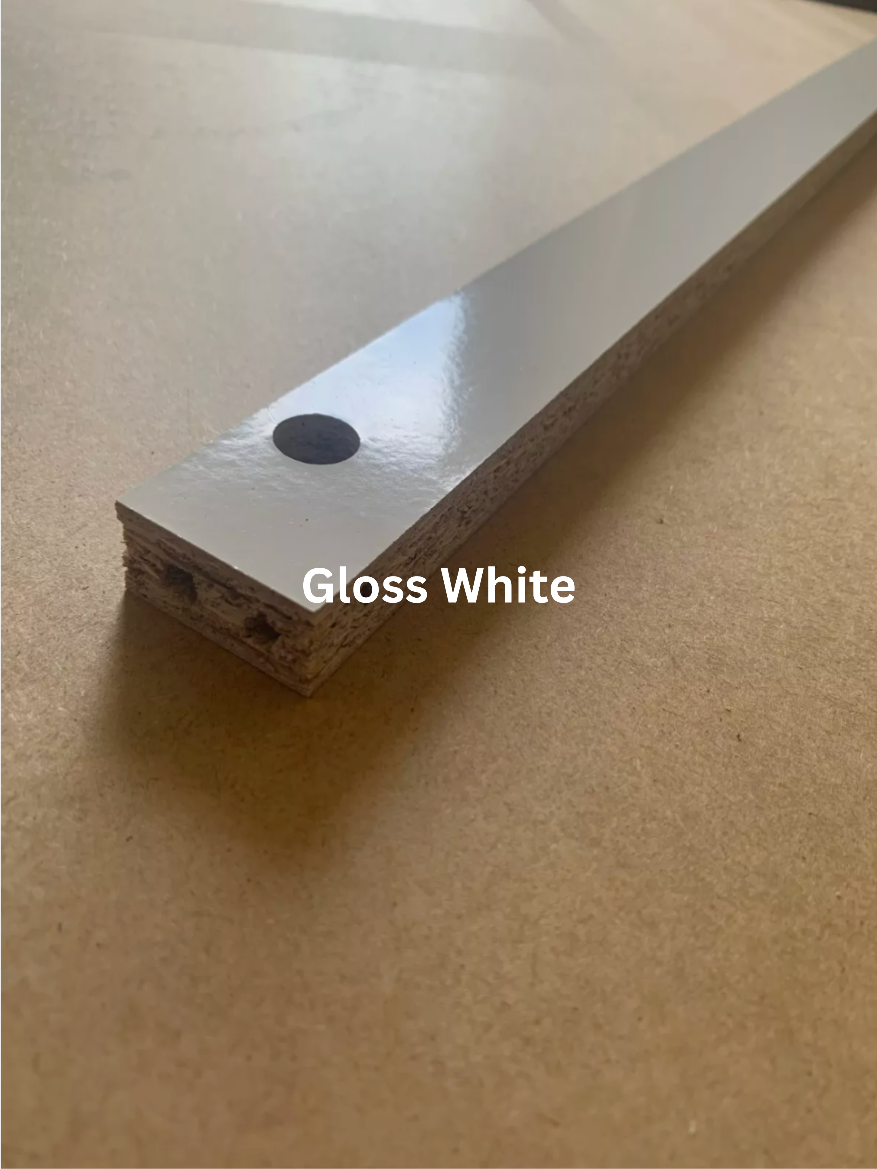 EASY FIT! Front rail/divider/partition for IKEA Malm Chest of Drawers - Gloss White